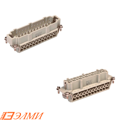 Контактная вставка 24 контакта HZW-HE-024