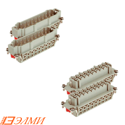 Контактная вставка 32+4 контактов HZW-HVE-032