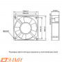 Вентилятор постоянного тока ELM-D15050B-12H