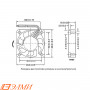 Вентилятор постоянного тока ELM-D4010B-12H