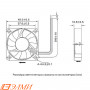 Вентилятор постоянного тока ELM-D4510S-5L