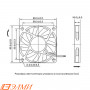 Вентилятор постоянного тока ELM-D6010B-12M