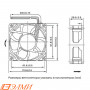 Вентилятор постоянного тока ELM-D7025B-24M