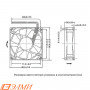 Вентилятор постоянного тока ELM-D8025B-12M